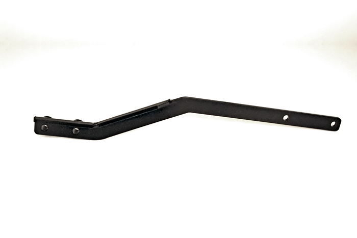 Softail Crossover Support Bracket - Left Side - Sinister Black