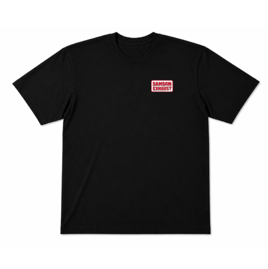 Samson Exhaust Logo T Shirt Black